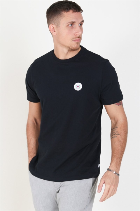 Woodbird Our Jarvis Patch T-shirt Black