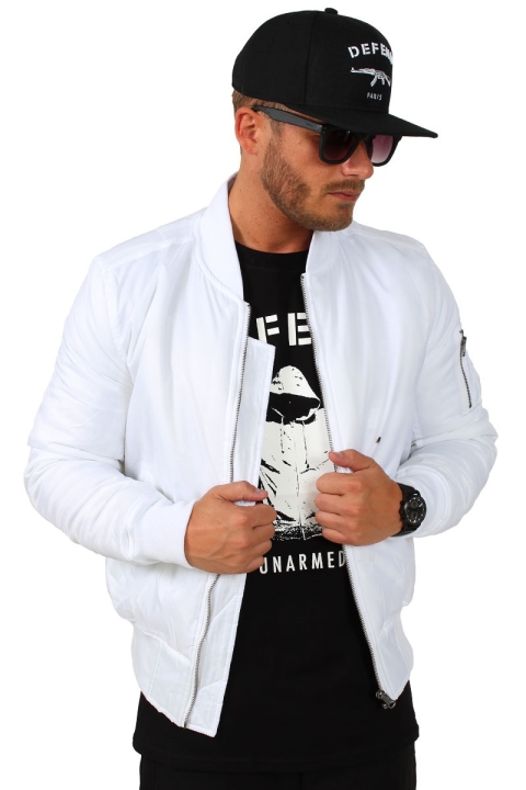 Urban Classics Bomber jakke White