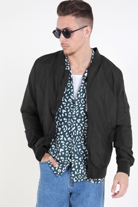 Urban Classics  Light Bomber Jakke Black