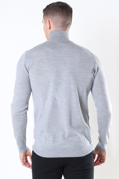 Clean Cut Copenhagen Merino Wool Roll Strikke Light Grey Mel