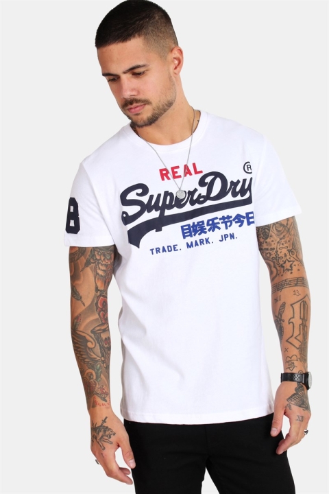 Superdry Vintage Logo Tri T-skjorte Optic