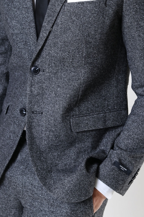 Jack & Jones FRANCO TWEED SUIT Grey