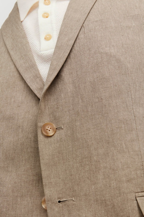 Jack & Jones Riviera Linen Blazer Beige