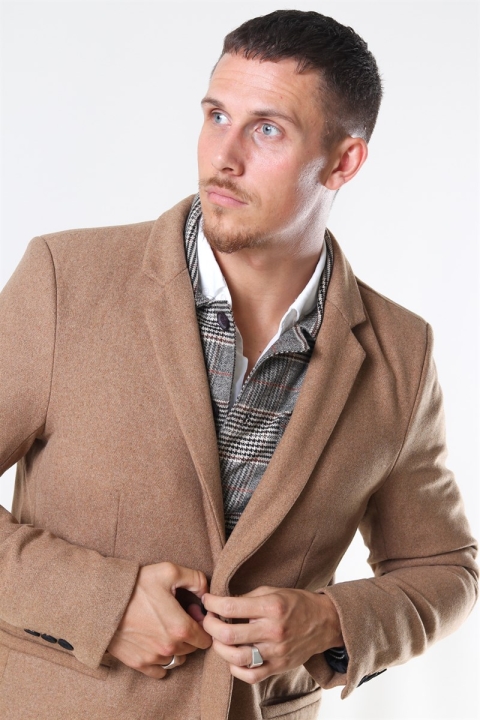 Only & Sons Maximus Wool Frakke Camel