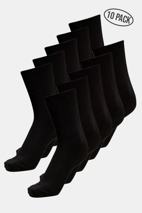 Selected Andrew 10-Pack Strømper Black