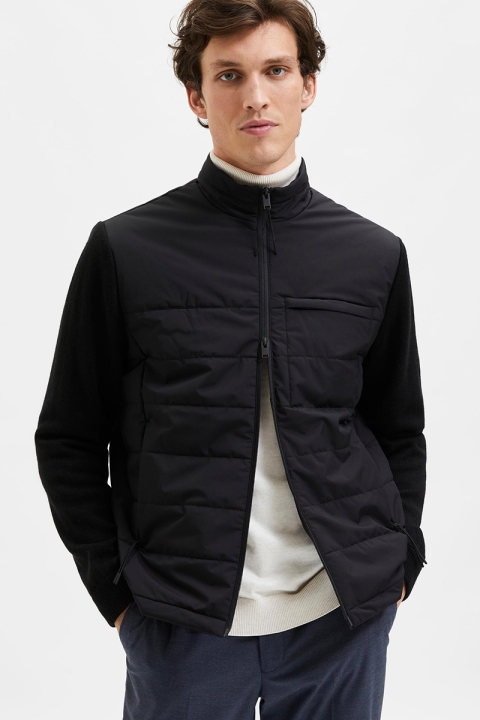 Selected SLHRYLEE QUILTED  JKT B Black
