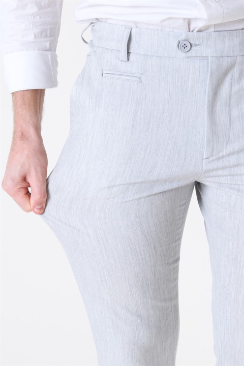 Les Deux Como Light Suit Pants Snow Melange