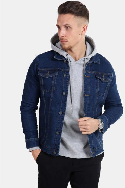 Denim Project Kash Dongerijakke Dark Blue