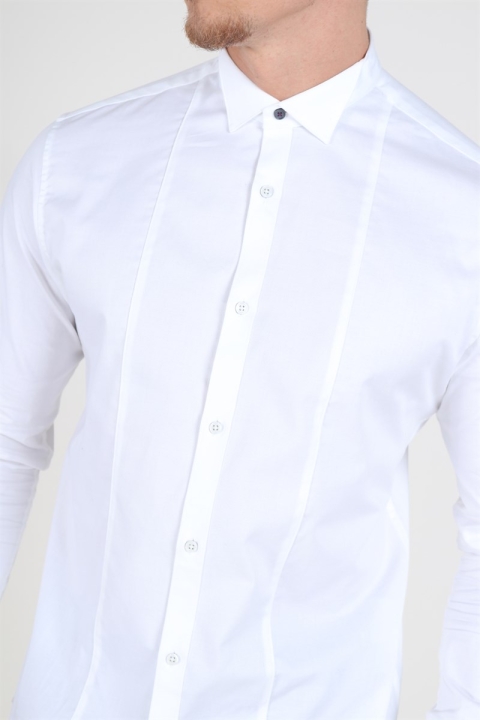 Jack & Jones Antonio Tux Skjorte White