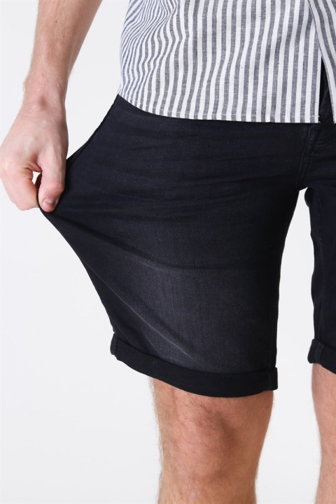 Jack & Jones Rick Icon 010 Shorts Black Denim