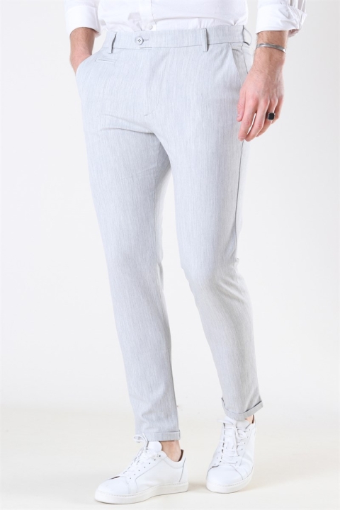 Les Deux Como Light Suit Pants Snow Melange