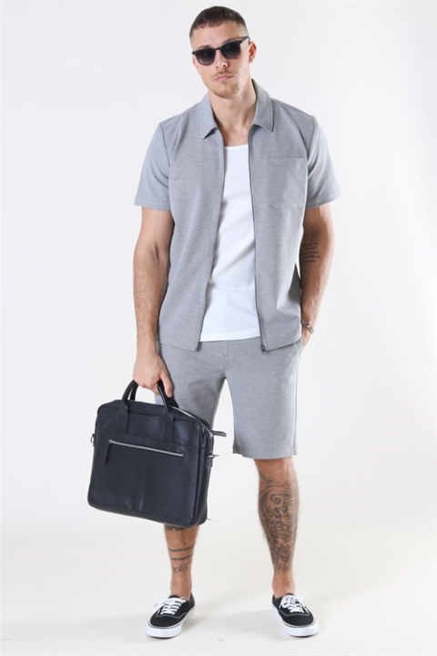 Clean Cut Arrow Shirt S/S Light Grey