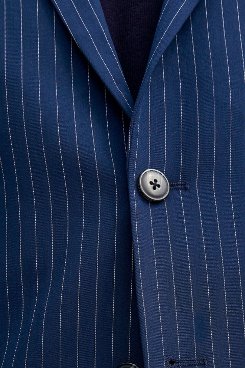 Jack & Jones FRANCO PIN STRIPE SUIT Navy Blazer