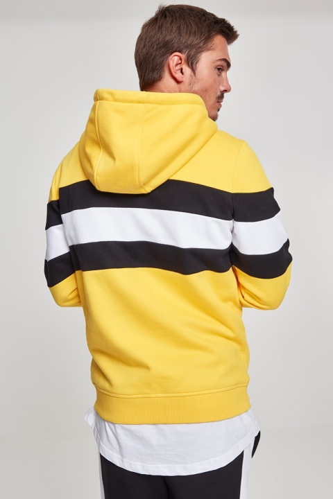 Klokkeban Classics Chest Striped Hoodie Chromeyellow/ Black/ White