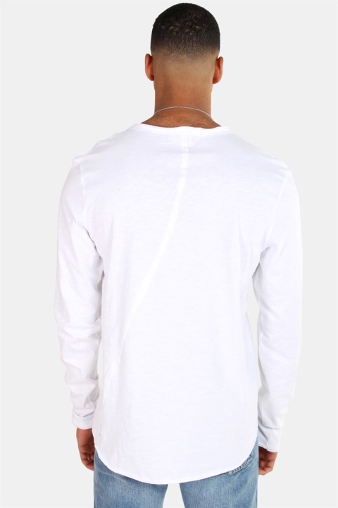 Clean Cut Skagen L/S T-skjorte White