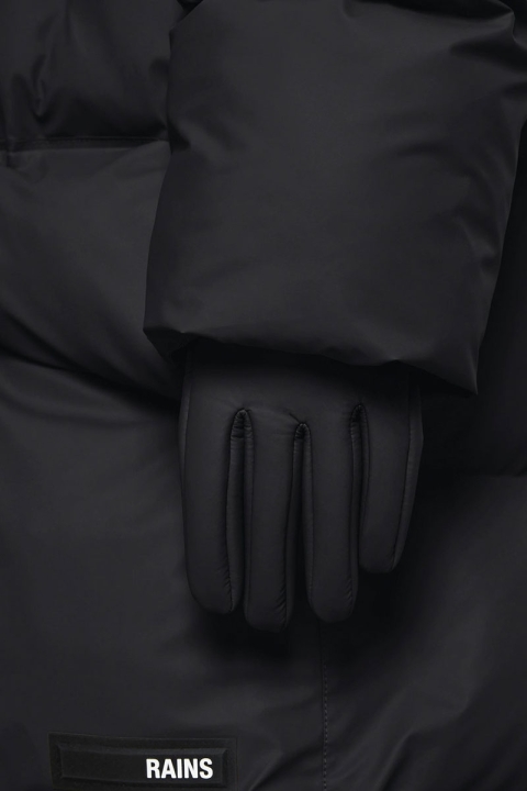 Rains Gloves 01 Black