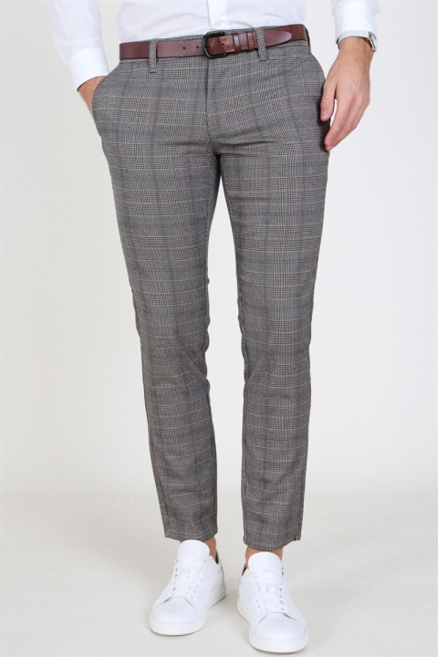 Only & Sons Mark Check Pants Chinchilla