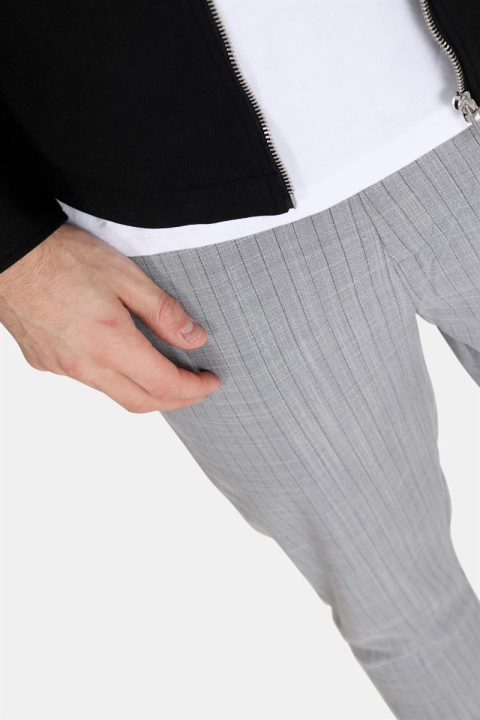 Just Junkies Main Stripe Pants Grey Mel