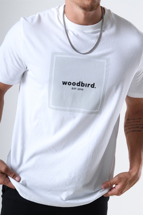 WoodBird OKlokke Box Jubi T-shirt White