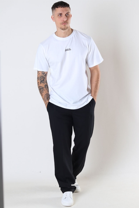 Clean Cut Copenhagen Cohen Brushed Tee SS White