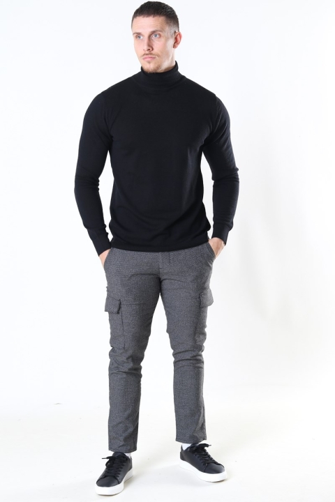 Clean Cut Copenhagen Merino Wool Roll Strikke Black