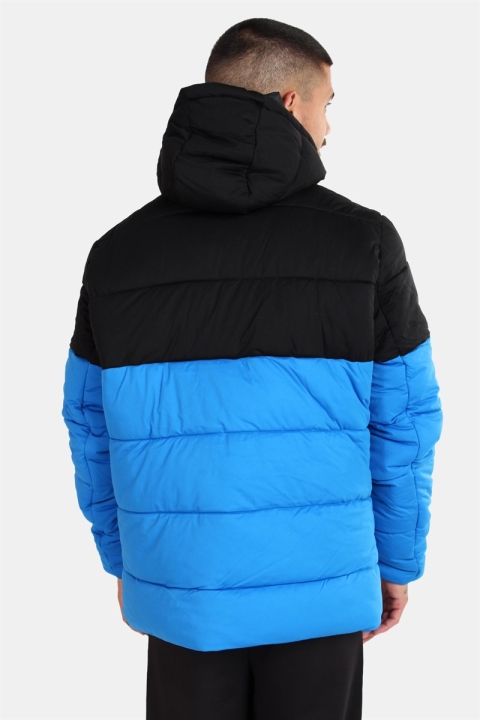 Klokkeban Classics TB2425 Hooded 2-Tone Puffer Jakke Bright Blue/Black