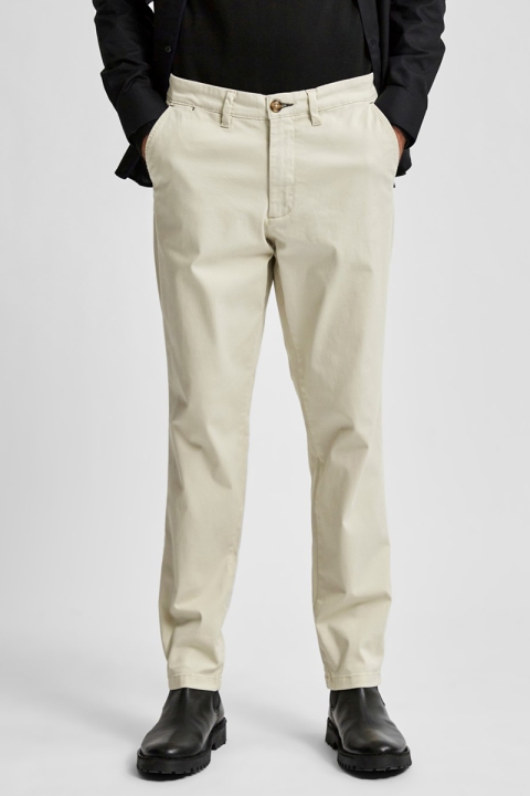 Selected Slim-Miles Flex Chino Pants Moonstruck