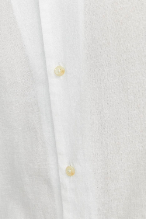 Jack & Jones Summer Resort Linen Shirt SS White