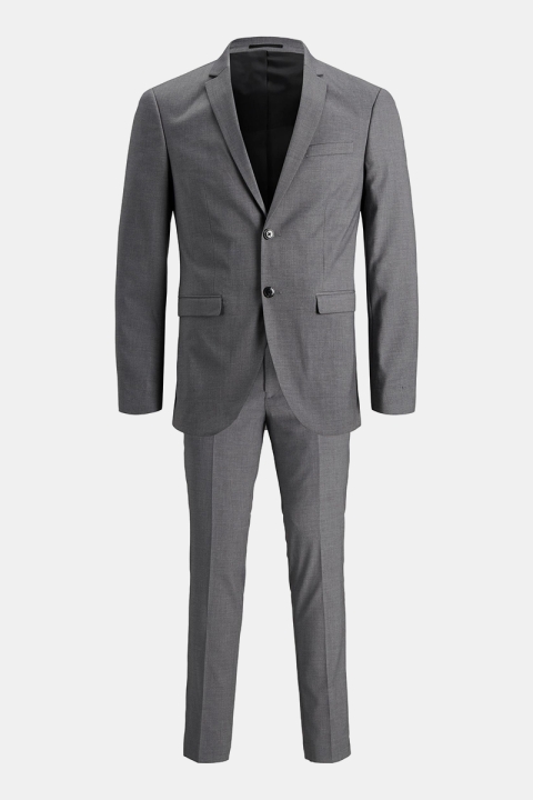 Jack & Jones FRANCO SUIT Light Grey Melange SUPER SLIM FIT