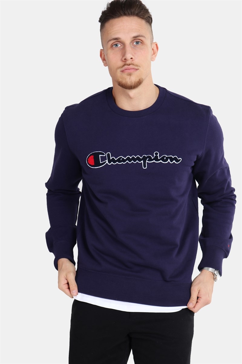 Champion dark blue sweatshirt sale