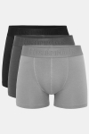 Resteröds Bambu 3-Pack Gunnar Boxershorts Black/Grey/Light Grey