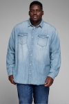 Jack & Jones Sheridan Shirt Medium Blue Denim Plus Size