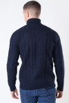 Only & Sons Rigge 3 Cable Roll Neck Dark Navy