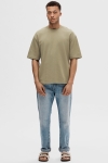 Selected Relax Oscar SS Tee Vetiver