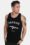 Defend Paris DebardeKlokke Tank Top Black