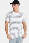 Only & Sons Leonard Stripe SS T-skjorte White