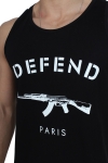Defend Paris DebardeKlokke Tank Top Black