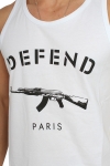 Defend Paris DebardeKlokke Tank Top White