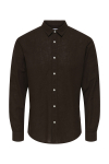 ONLY & SONS Caiden LS Linen Shirt Coffee Bean