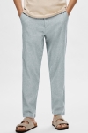 Selected Brody Linen Pants Blue Shadow