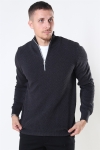 Kronstadt Carlo Half Zip Strikke Charcoal