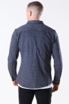 Only & Sons Gabriel LS Strikkeket Skjorte Dark Navy