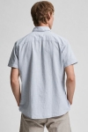 Selected SLHSLIMNEW-LINEN SHIRT SS CLASSIC W Sea Spray