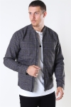 Tailored & Originals Shayan Bomber Jakke Med Grey Melange