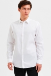 Selected SLIM NATHAN-SOLID SHIRT LS Bright White