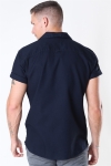 Only & Sons Andrew Waffle Skjorte S/S Dark Navy