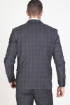 Lindbergh Checked Men's Jakkesæt Check Grey