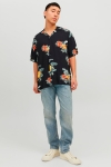 Jack & Jones Luke Flores Resort Shirt SS Tap Shoe