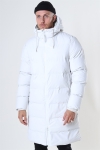 Rains Long Puffer Jakke Off White