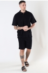 ONLY & SONS ONSIOLO RLX TERRY CLOTH POLO Black